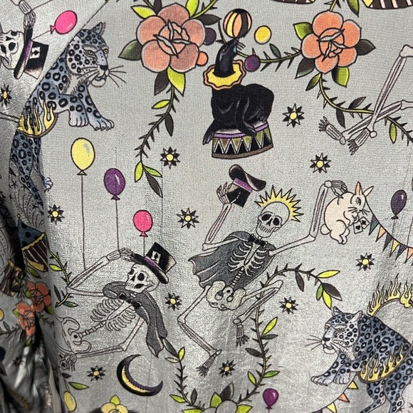 Zadig & Voltaire Billy circus reversible bomber jacket size XS - Picture 5 of 11